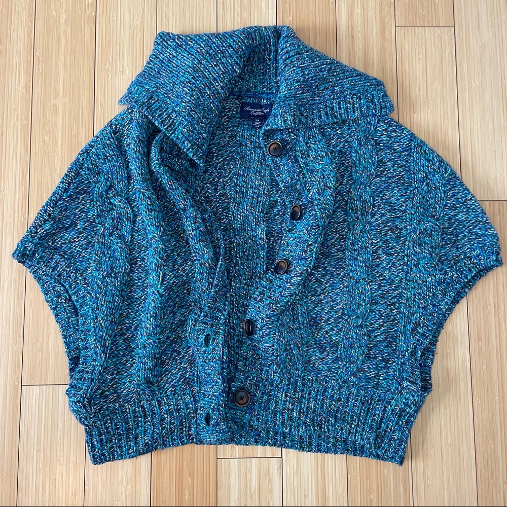 | American Eagle | Knit Sleeveless Cardigan. Size M.